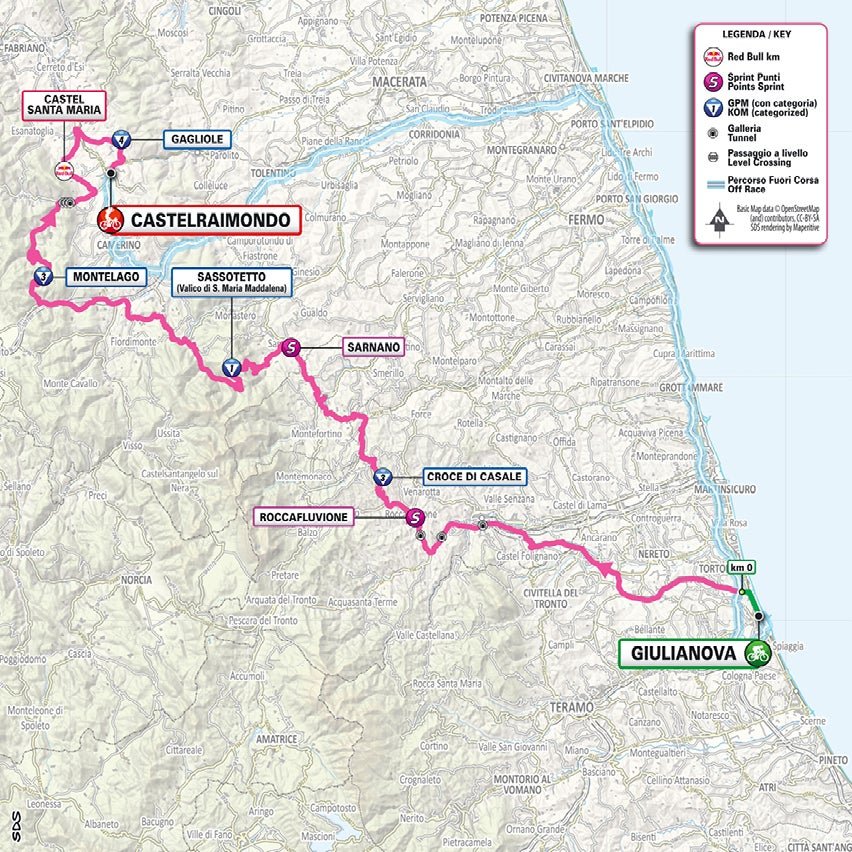 Giro d'Italia - phase eight cards