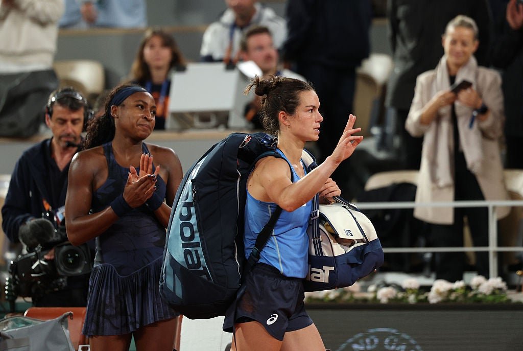 Gauff defeated Lois Boisson 6-1 6-2 in a one-sided semi-final