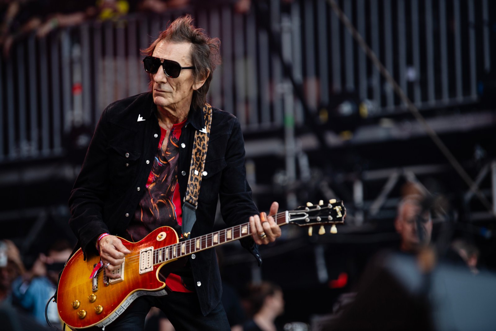 Ronnie Wood appears during Black Sabbath Farewell Show
