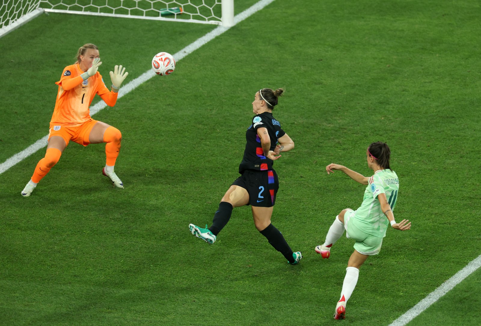 Lucy Bronze was to blame for Italy's first goal