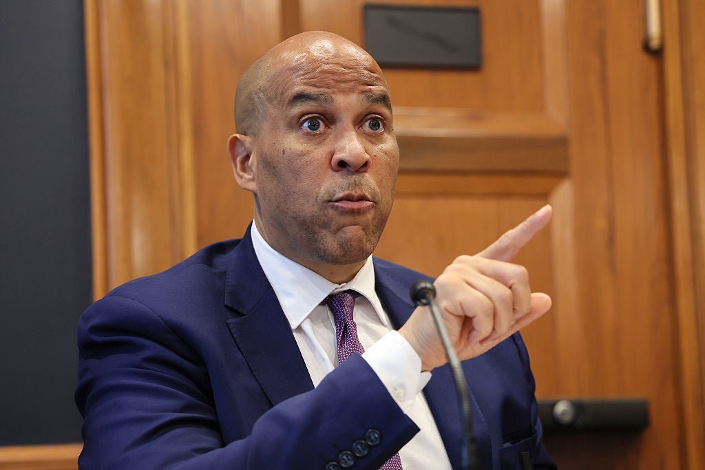 Cory Booker and two other Senate Democrats spared over the concept of Bipartisanship in Trump's America Tuesday