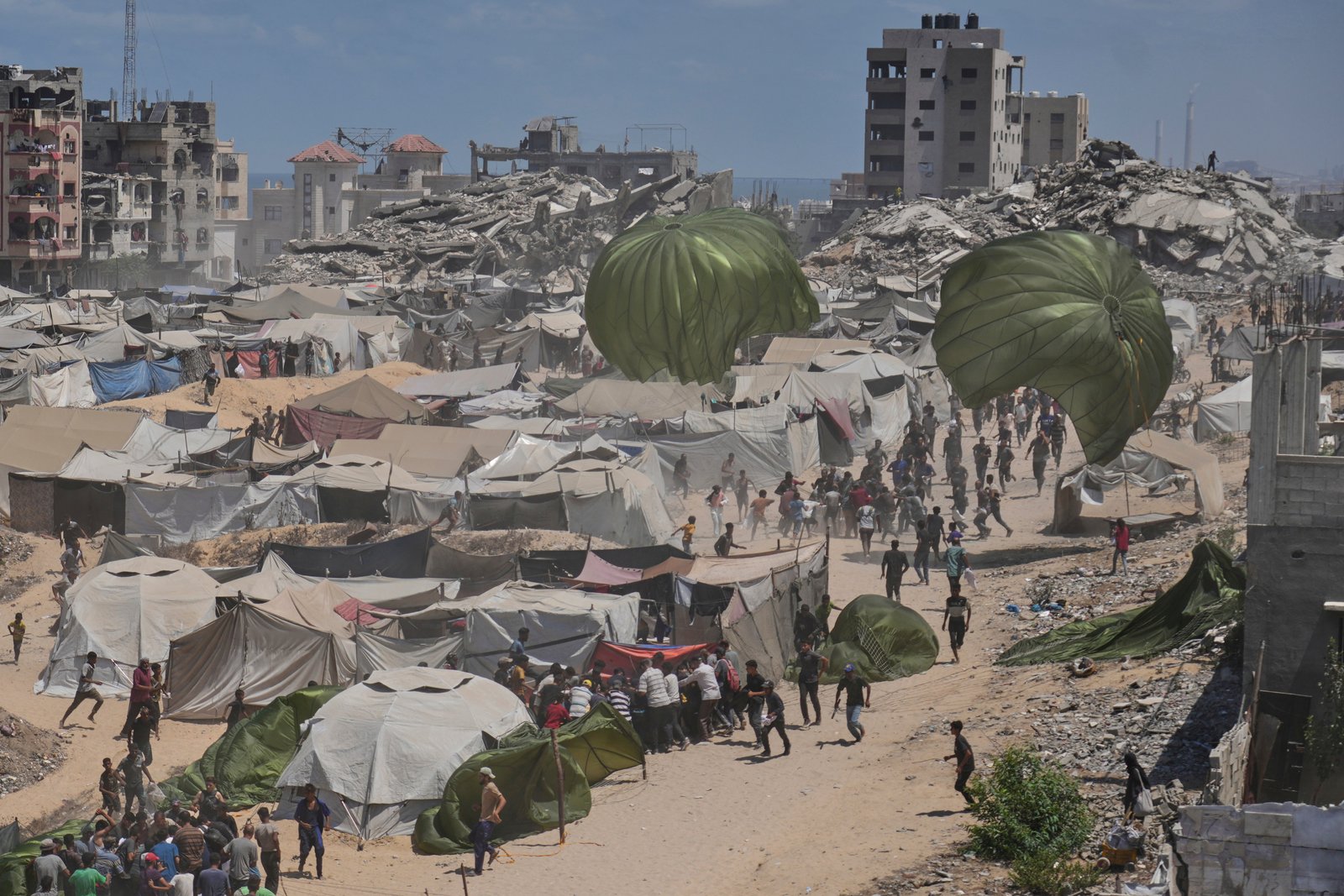 More Palestinians were shot dead while trying to secure food yesterday