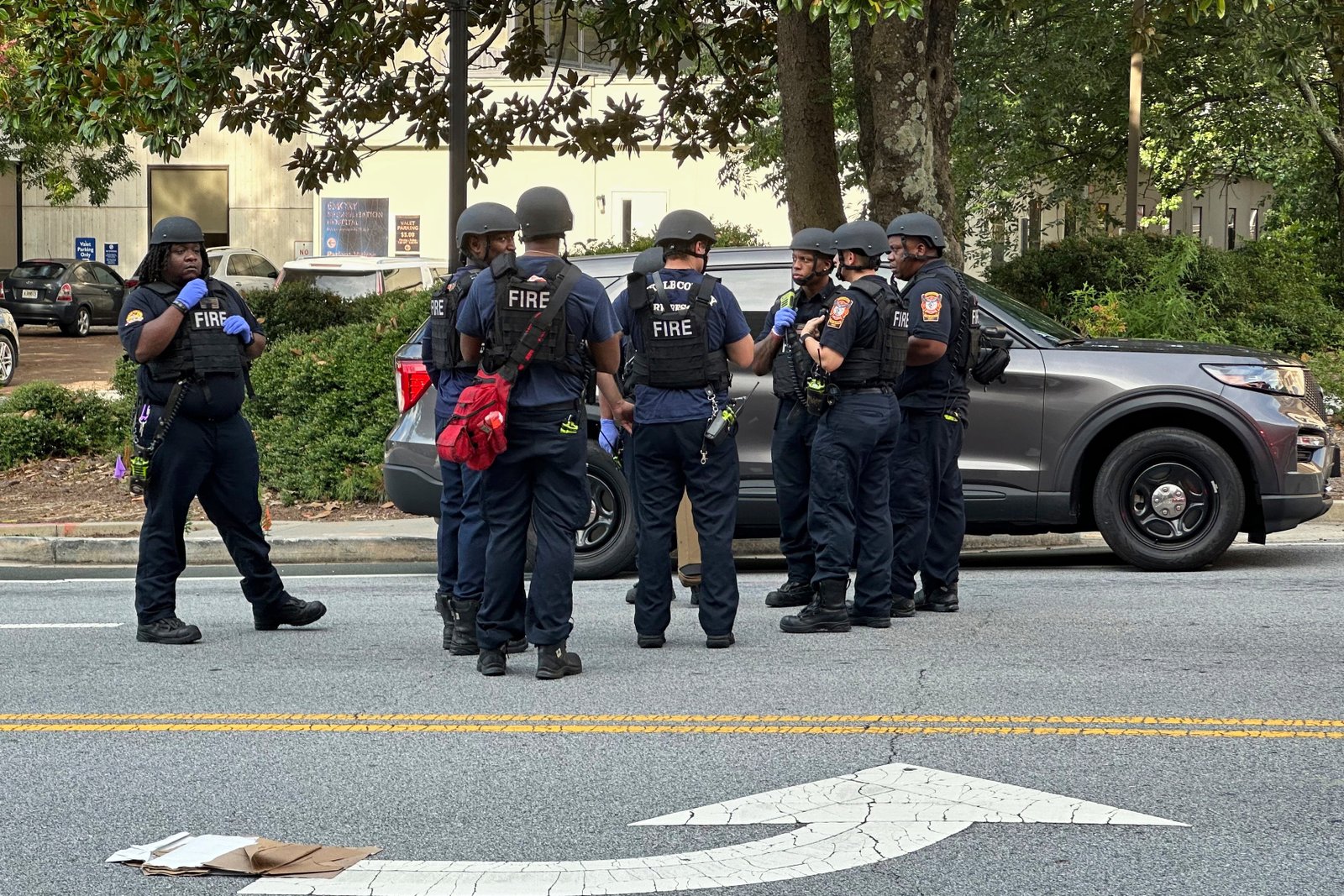 There were reports of shots on CVS on Campus, which is close to the headquarters of the Centers for Disease Control and Prevention