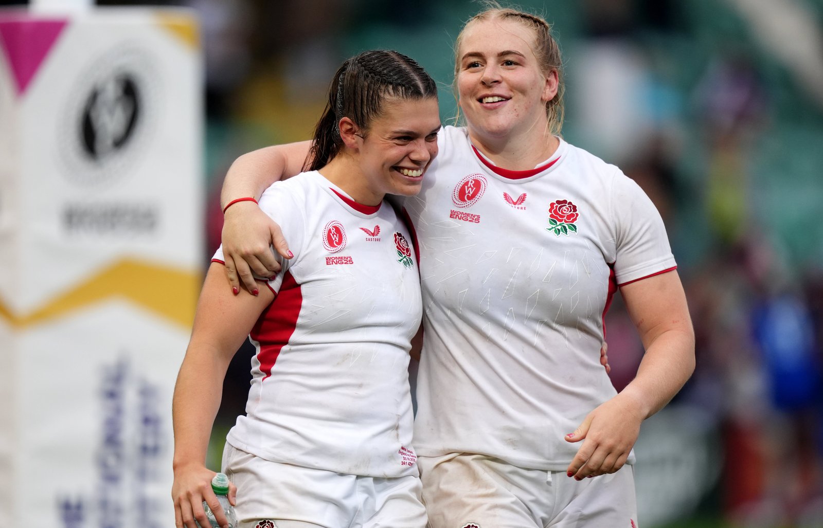 Helena Rowland, Left and Abi Burton