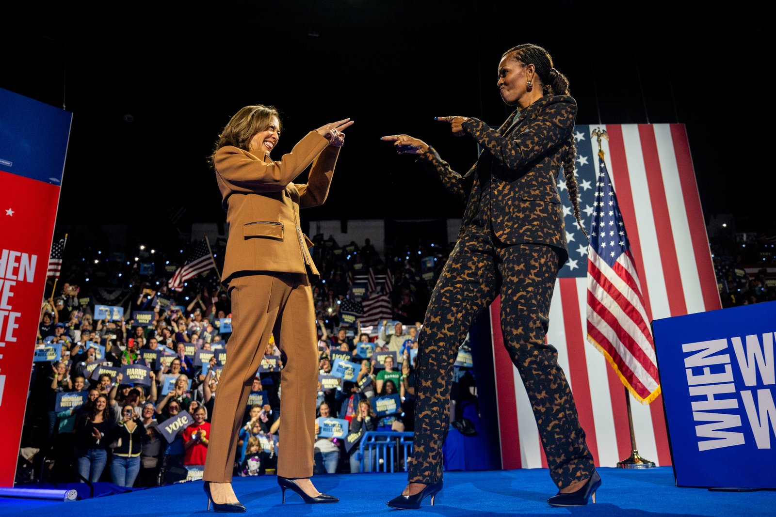 At a campaign mounting for Kamala Harris in Michigan in October, Obama Rally-Goers told her she was' a little frustrated 'of things she had heard about why people were not fully behind Harris' shot at the presidency