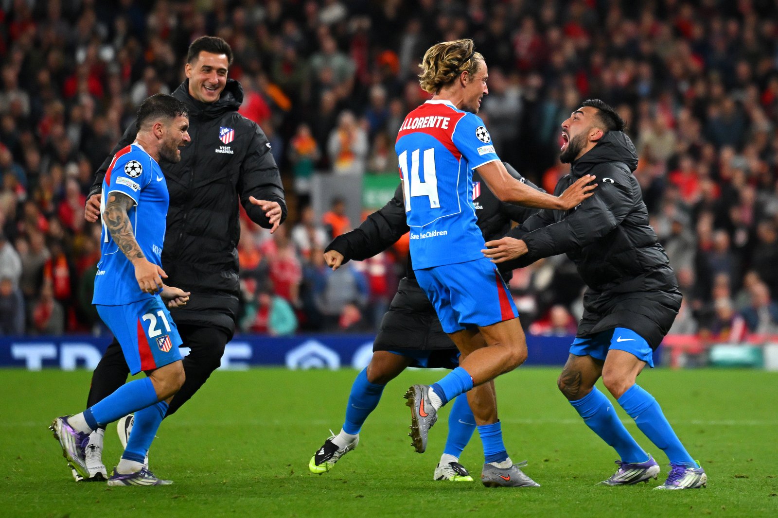 Marcos Llorente seemed to have done it again for Atletico at Anfield