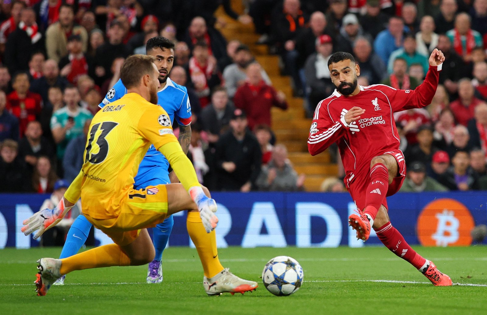 Mohamed Salah doubled Liverpool's lead within six minutes