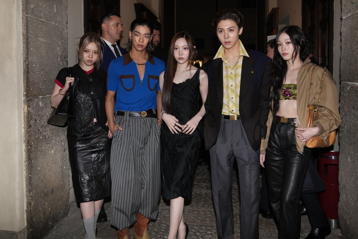 Dario Vitale debuts like Versace Creative Director in 'Intimate' event with VIPS and sex-charged look