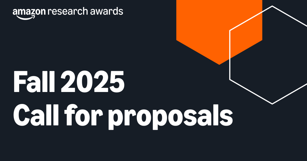 Amazon Research Awards Fall 2025 Ring for Proposal